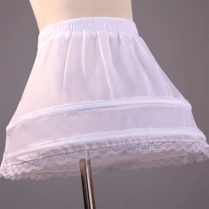 Children's Bustle 1-9 Years Old Short Skirt Bracket Slip Dress Girl Performance Princess Tutu Skirt Skeleton Baby Skirt Support