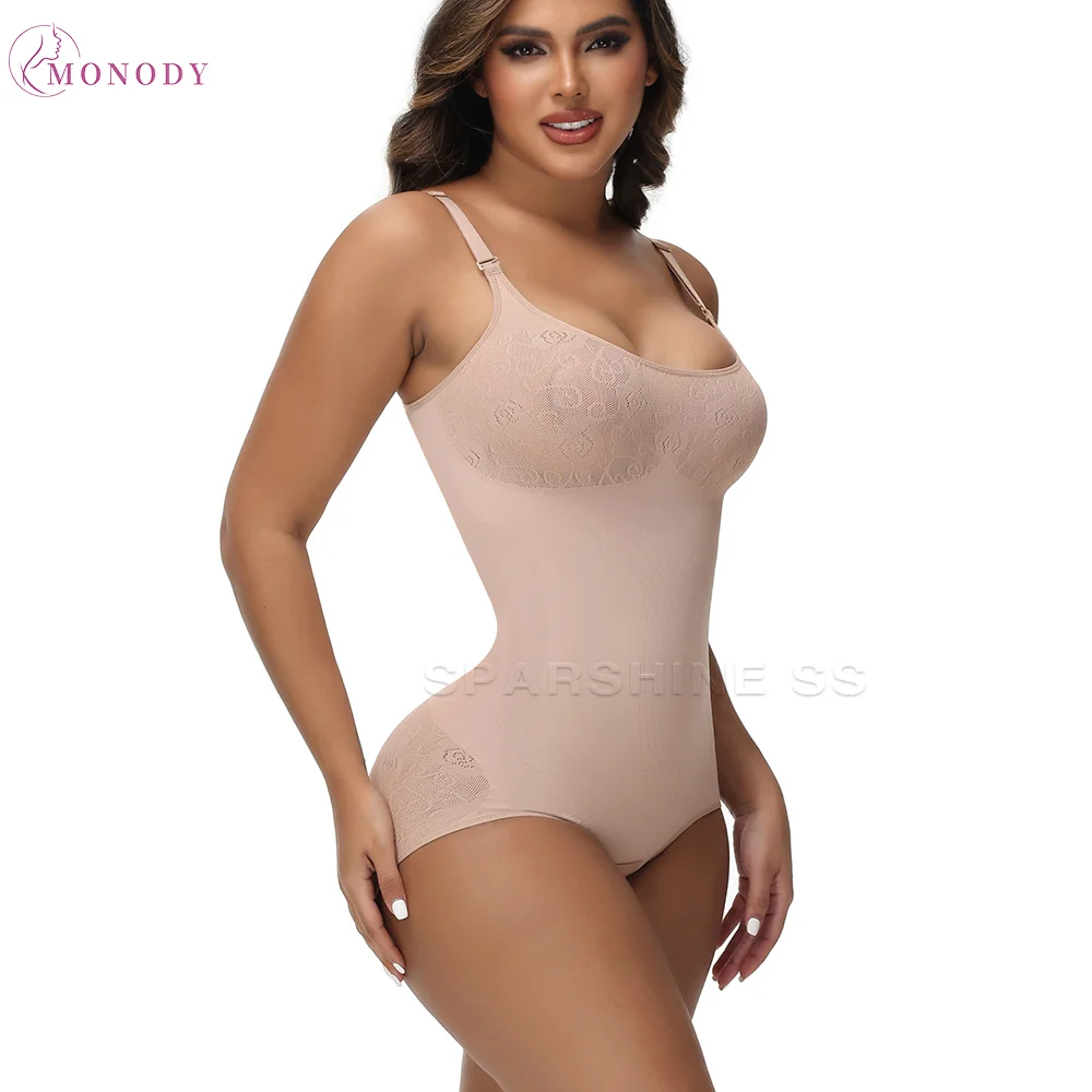 Fajas Colombians Tummy Control Women Shapewear V-Neck Sleeveless Bodysuit Jumpsuit Thong Tank Tops Body Suit Shaper