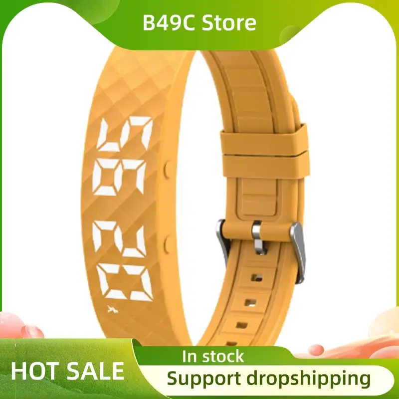 

B49C Smart Multifunctional Wristband Fitness Bracelet LED Activity Sleep Tracker Sports IP65 Waterproof Pedometer Smart Watch