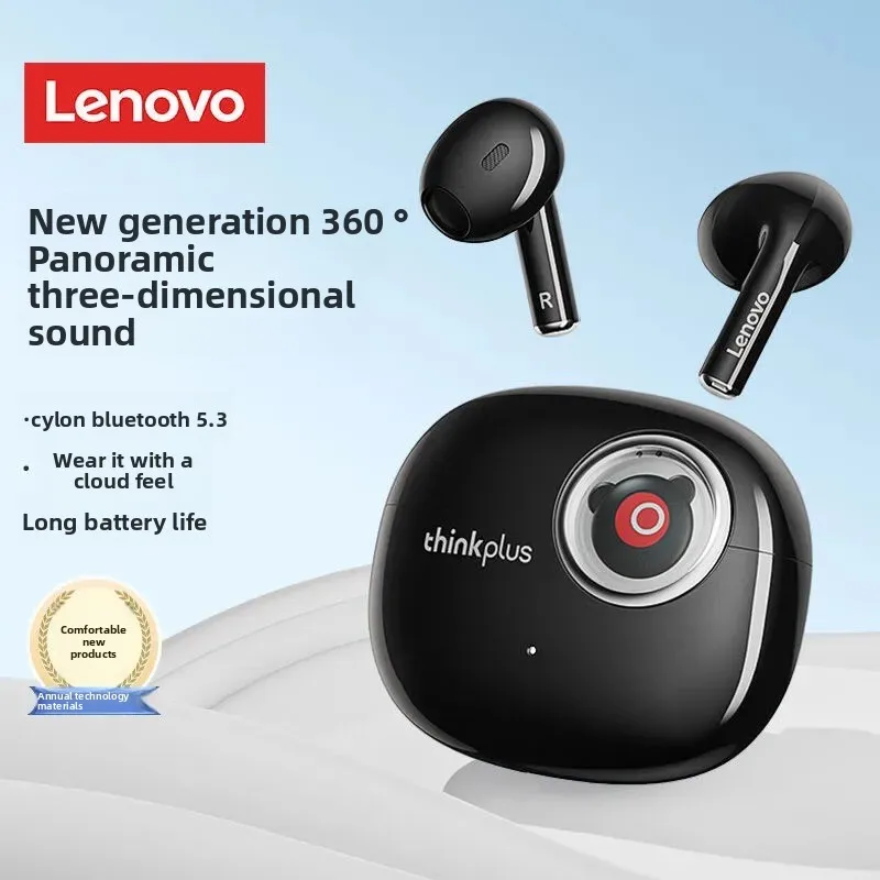 Original Lenovo LP17 Bluetooth Headphones Long Battery Wireless Earphones Game Call Noise Cancelling Earbuds Sport Music Headset