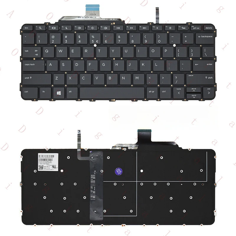 W For HP ELIteBook FOLIO 1000 1040 G1/G2 1040 G3 Laptop Backlit Keyboard