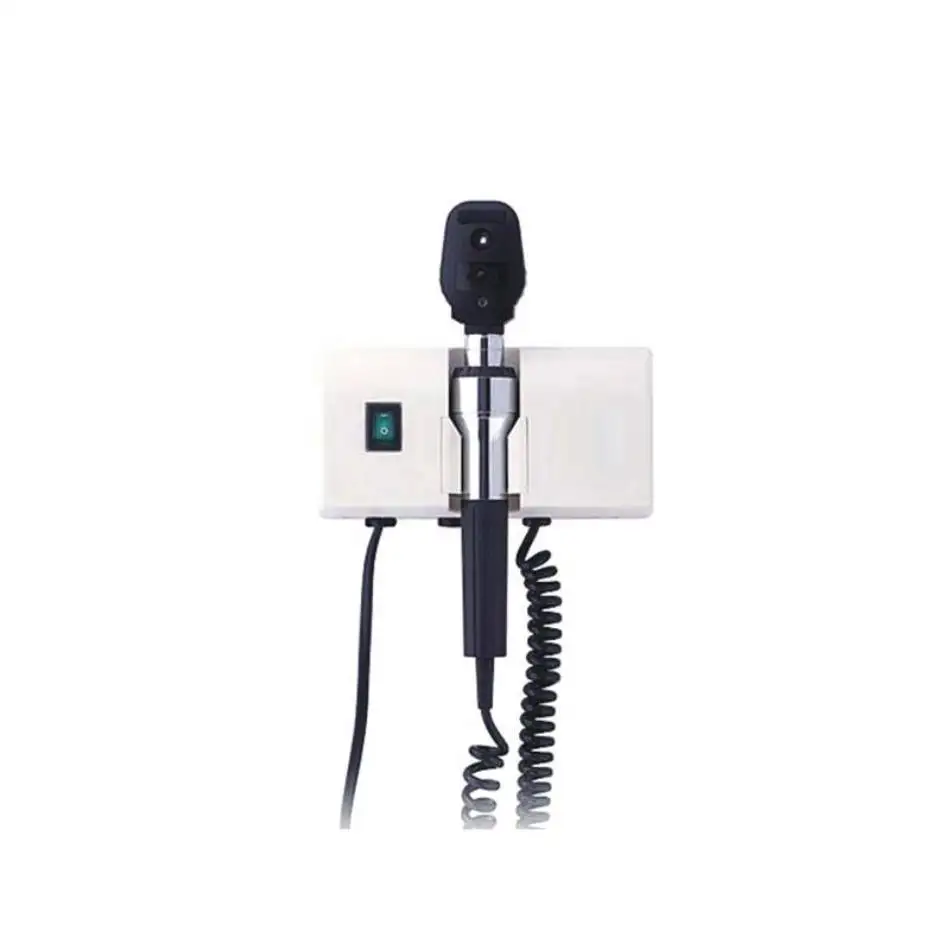 Portable Eye Ophthalmoscope Optical Eye Testing Machine Direct Ophthalmoscope Wall Mounted Halogen Bulb Optometry Equipment