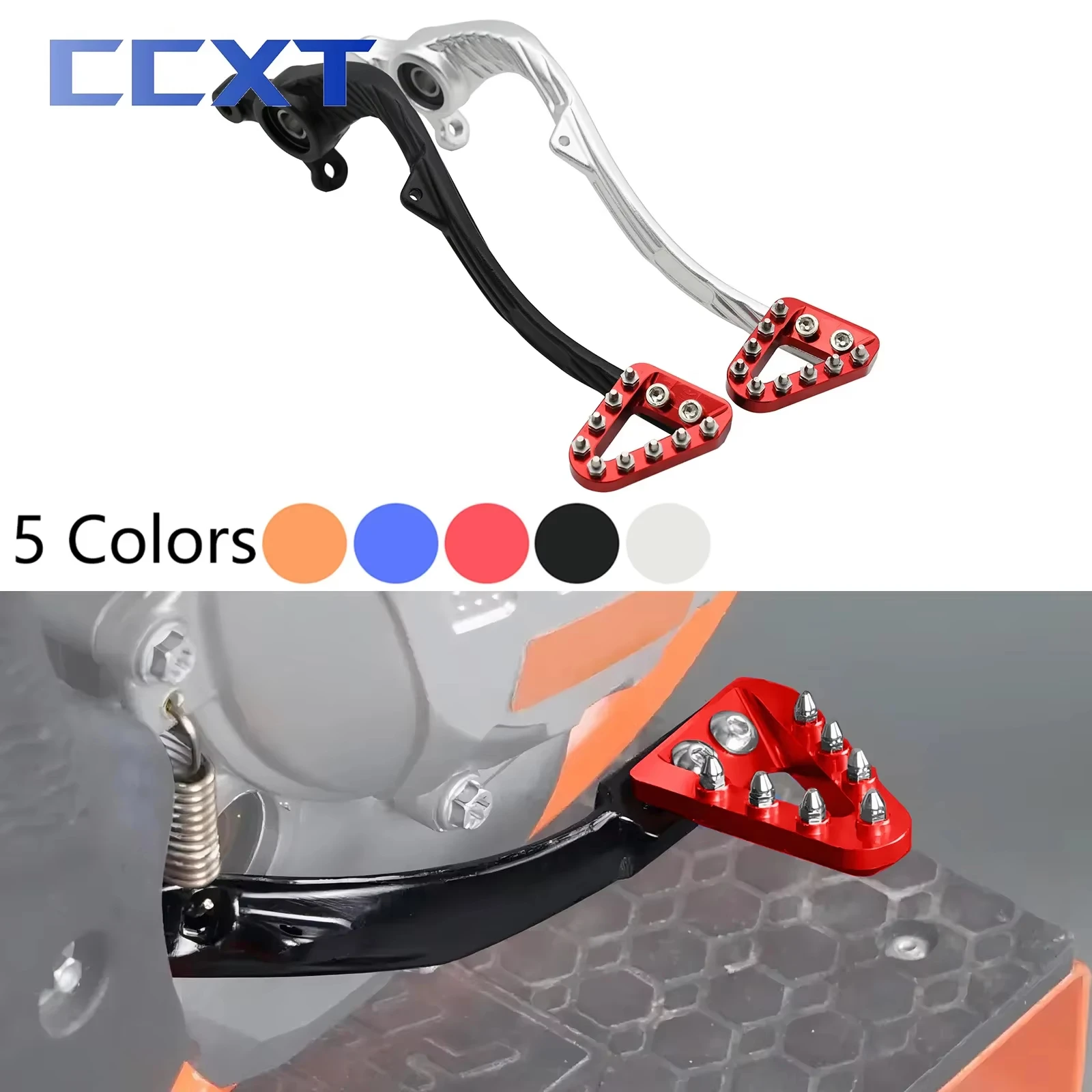 

Motorcycle CNC Rear Foot Brake Pedal Lever For KTM SX XC XCW XCFW EXC EXCF SX SXF 125 150 200 250 300 350 400 450 500 2023-2025