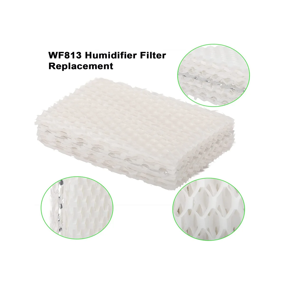 5Pack WF813 Humidifier Wick Filter Replacement Compatible for RCM-832 RCM-832N PCWF813 Humidifier Filter