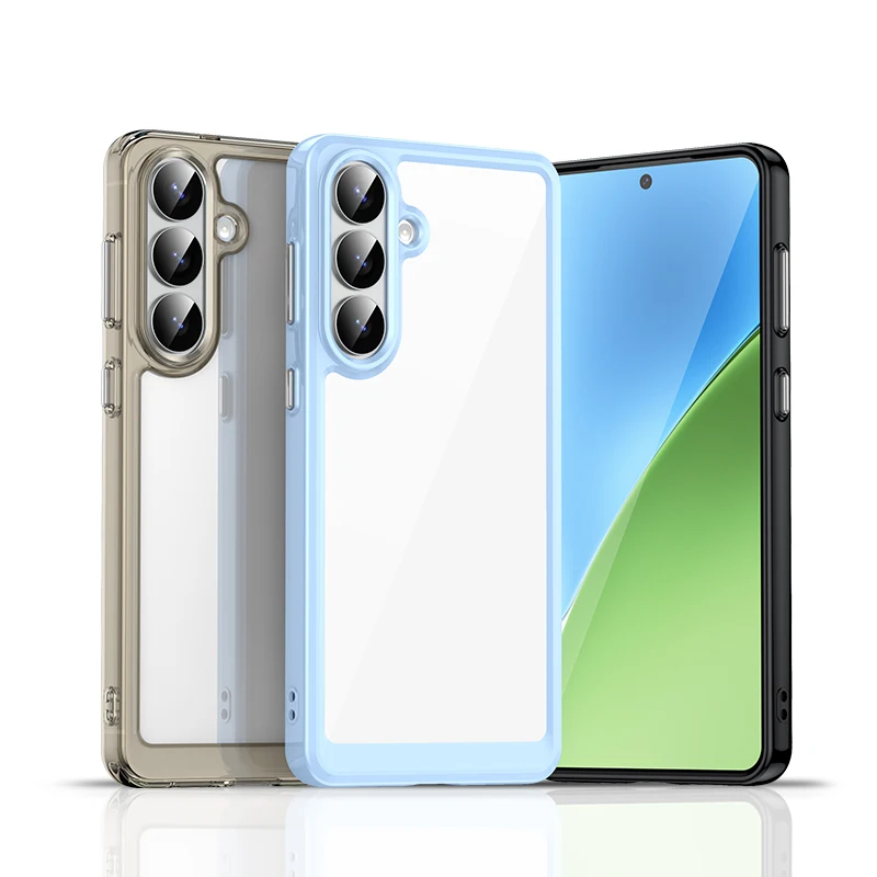 حافظة لهاتف سامسونج جالاكسي S26 بلس حافظة شفافة لهاتف سامسونج جالاكسي S26 بلس غطاء هاتف فاندا هارد شفاف لهاتف سامسونج S26 بلس