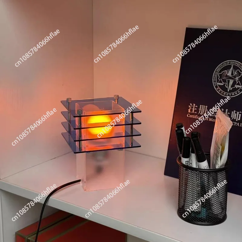 Decorative Desk Lamp, Acrylic Lasagna Lamp Creative Desktop Desk Lamp Bedroom Living Room Entrance Homestay