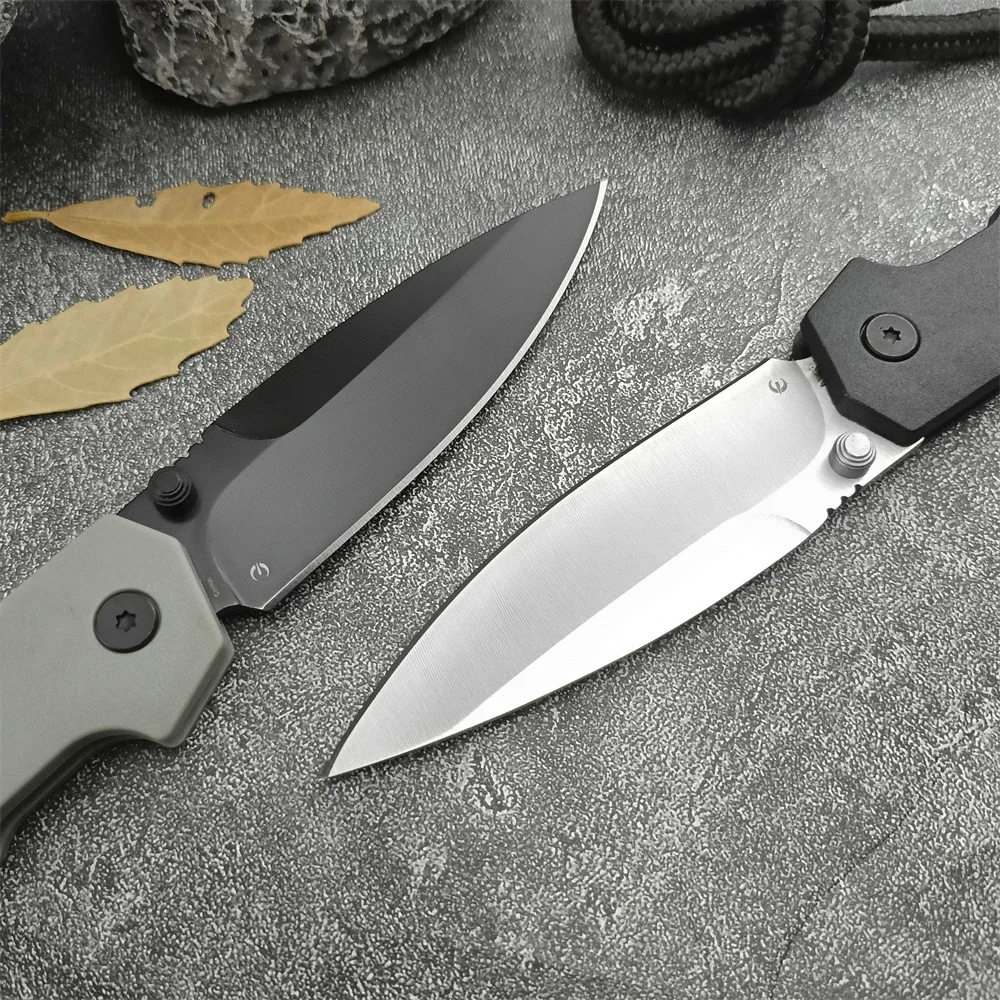 KS 2038 D2 Steel Blade Nylon Fiber Handles Folding Pocket Knife Tactical Hunting Self Defense Knives Camping Edc Tools