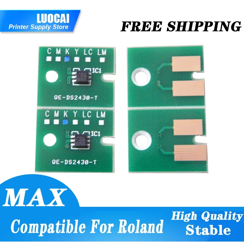 NEW MAX For Roland ECO-MAX permanent ink cartridge chip For Roland VS640 XC540 VP540 XJ540 SJ540 SJ745 SP-540i SP-300i SP-300i