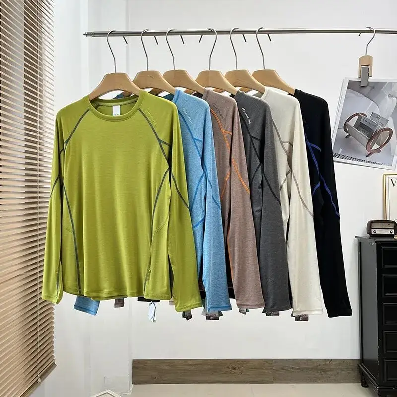 Unisex Machine Washable Wool Blend Sweater | Lightweight Crew Neck Raglan Sleeve Top