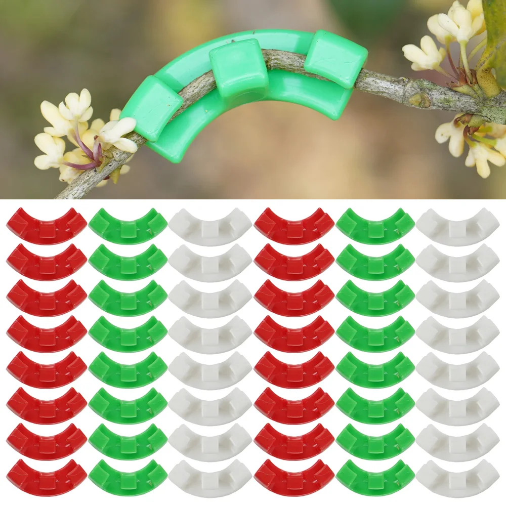 15PCS 90 Degree Plant Bender Low Stress Training PVC Branches Trainers Bending Clips Twig Clamps Plant Growth Manipulation Kits