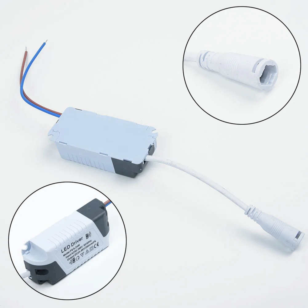 8-18W 8-24W LED Luz de techo Controlador de lámpara Transformador Fuente de alimentación Controlador LED Iluminación Controlador LED Accesorios 90-265V