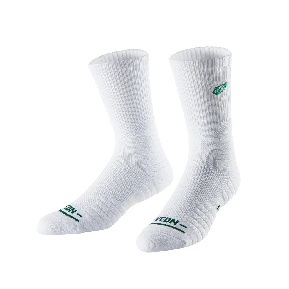 3 أزواج من جوارب Veidoorn الرياضية ذات الأداء السميك وحشوة الكاحل غير قابلة للانزلاق وراحة معززة للتدريبات الرياضية