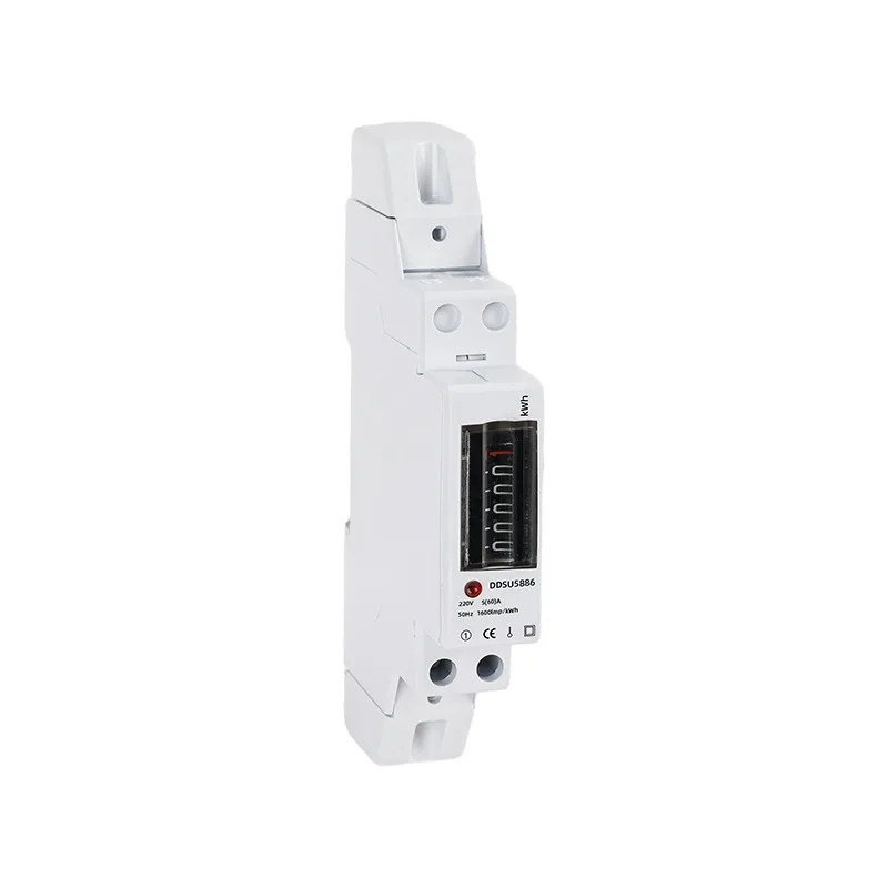 Electric meter Miniature single-phase liquid crystal with backlight counter display Intelligent rail type energy