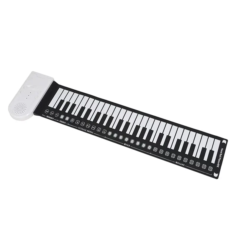 

Y01A Portable Foldable 49-Key Hand Roll-Up Piano, Silicone Keyboard Designed For Beginners