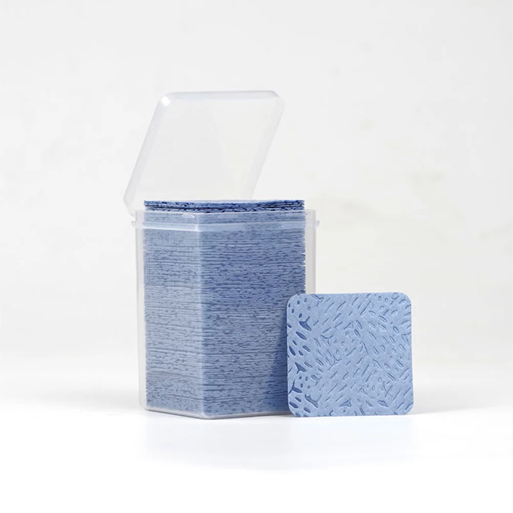 Tampon de nettoyage pour lingettes de colle à cils, lingette de nettoyage réutilisable pour l'élimination des résidus de bouteille, nettoyant pour Gel pour Nail Art