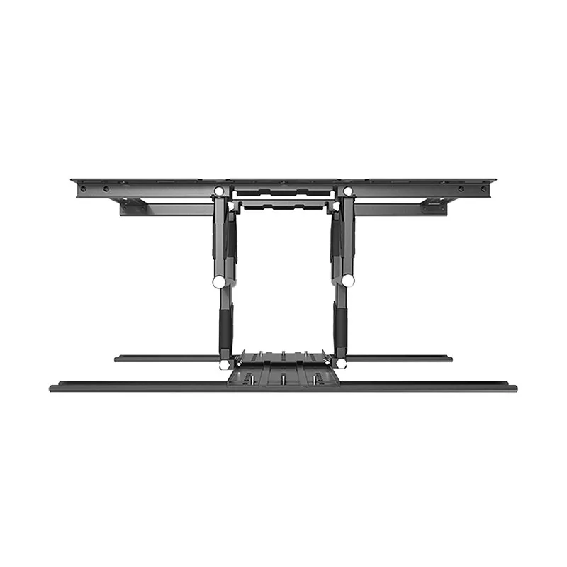 حامل تلفزيون فولاذي مثبت على الحائط قابل للسحب لبلازما LCD LED مقاس 50-90 بوصة