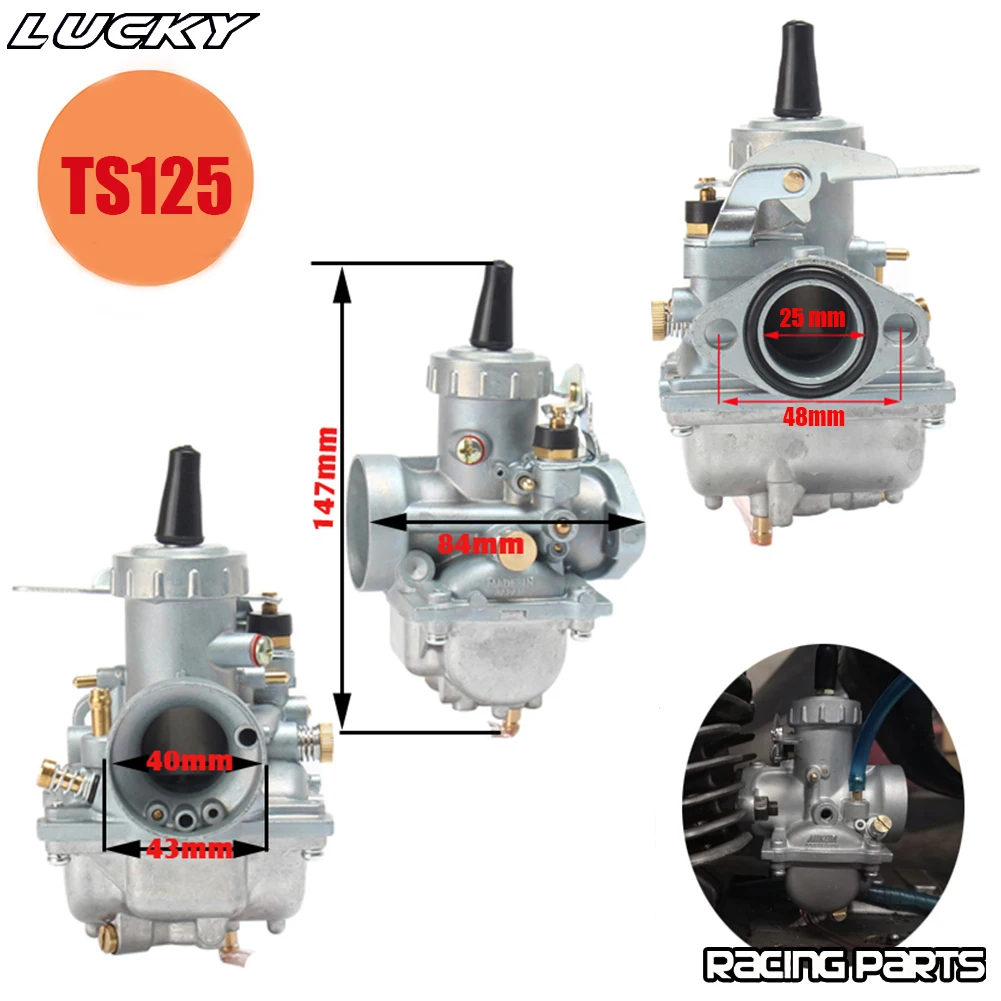 Motorcycle Carburetor For Suzuki 125cc TS 125 TS125 125N TC125 DS125 TS100 DS100 off-road Dirt Bike Street Bike For Mikuni Carb