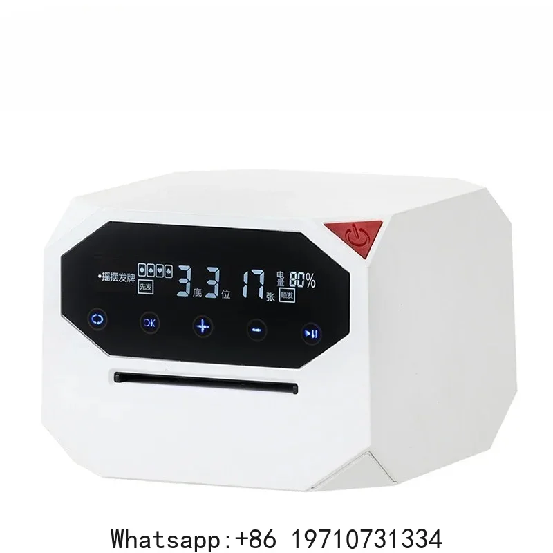 360 Degree Rotating Automatic Card Dealer Rechargeable 2500mAh Playing Cards Dealing Machine Electric Poker Dispenser Device