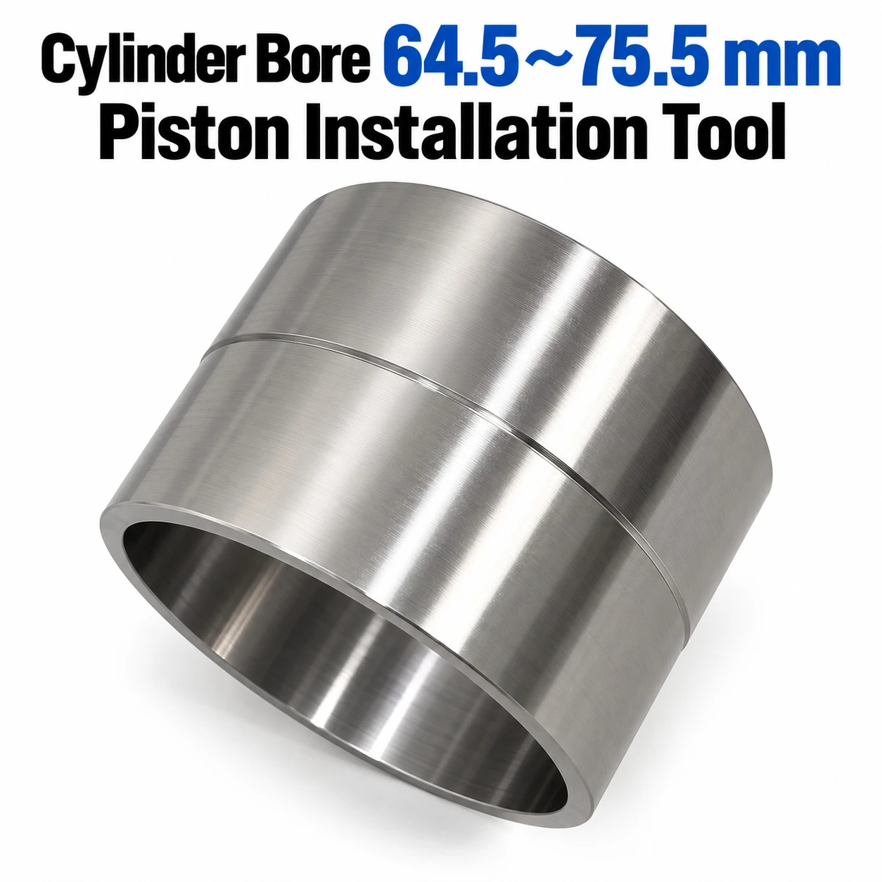 64.5-75.5mm Piston Ring Compressor Funnel Type Piston Installation Tool Automotive Engine Repair Cylinder Installer Tool