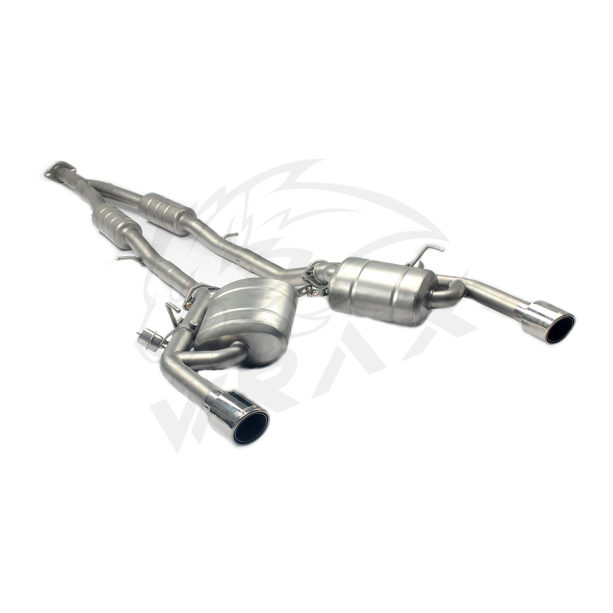 Układ wydechowy WRAX Sport Catback do Infiniti Q50 2014+ Wydajny, ze stali nierdzewnej 304, z zaworem podciśnieniowym