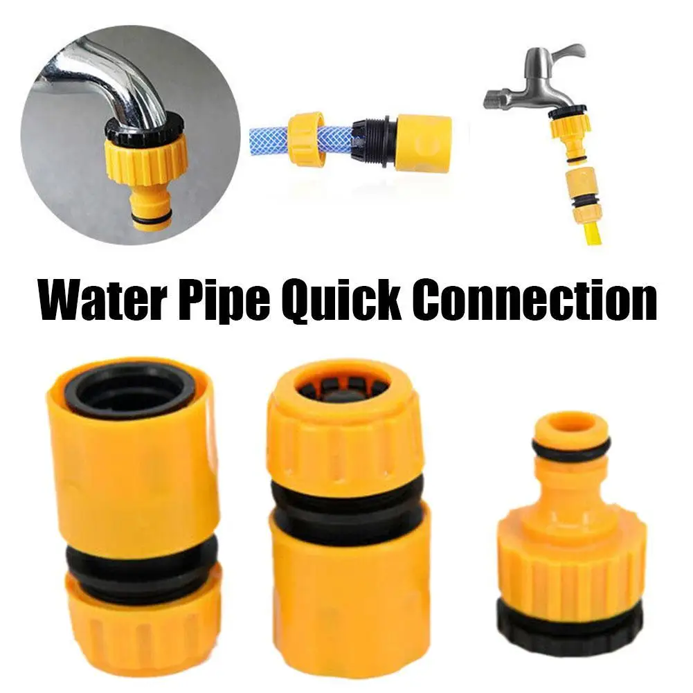 3 Pcs Garden Hose Connector Kit Inner Water Pipe Quick Connect Connector Hose Pipe Repair Connector For Drip Irrigation Watering