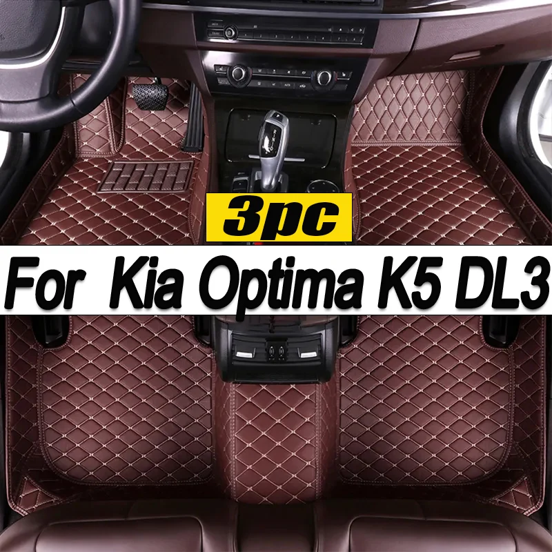 Custom Automotive Car Floor Mats For Kia Optima K5 DL3 2011 2012 2013 2014 Auto Luxury Leather Men Women Car Mats Full Coverage 