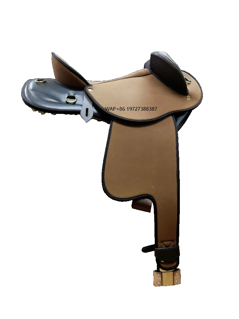 Western Saddle Sela de cavalo leve e respirável assento acolchoado preto marrom 17 18 polegadas
