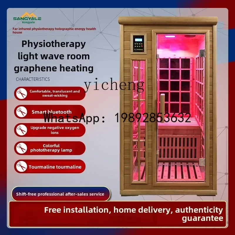 sauna room family steam room far infrared frequency physiotherapy cabin