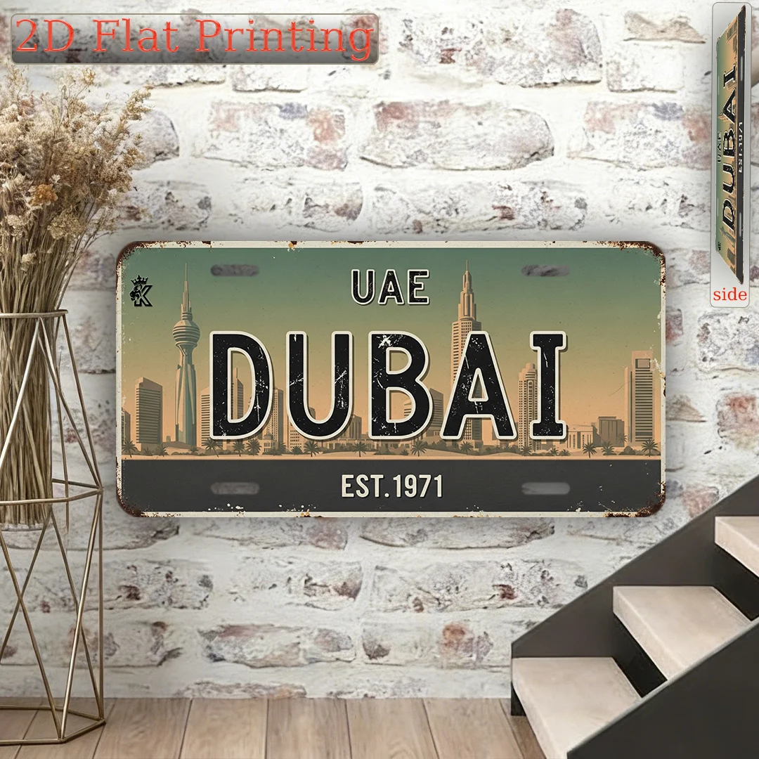 Dubai UAE EST.1971 License Pla - Home Office Dubai ulasan dan harga
