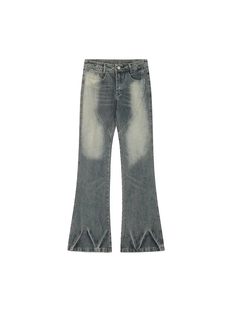 Women'S Palazzo Jeans Thermal Winter Warm Fleece Lined Thickened Cozy Plush Velvet Soft Comfortable Heavy Full Length Winter