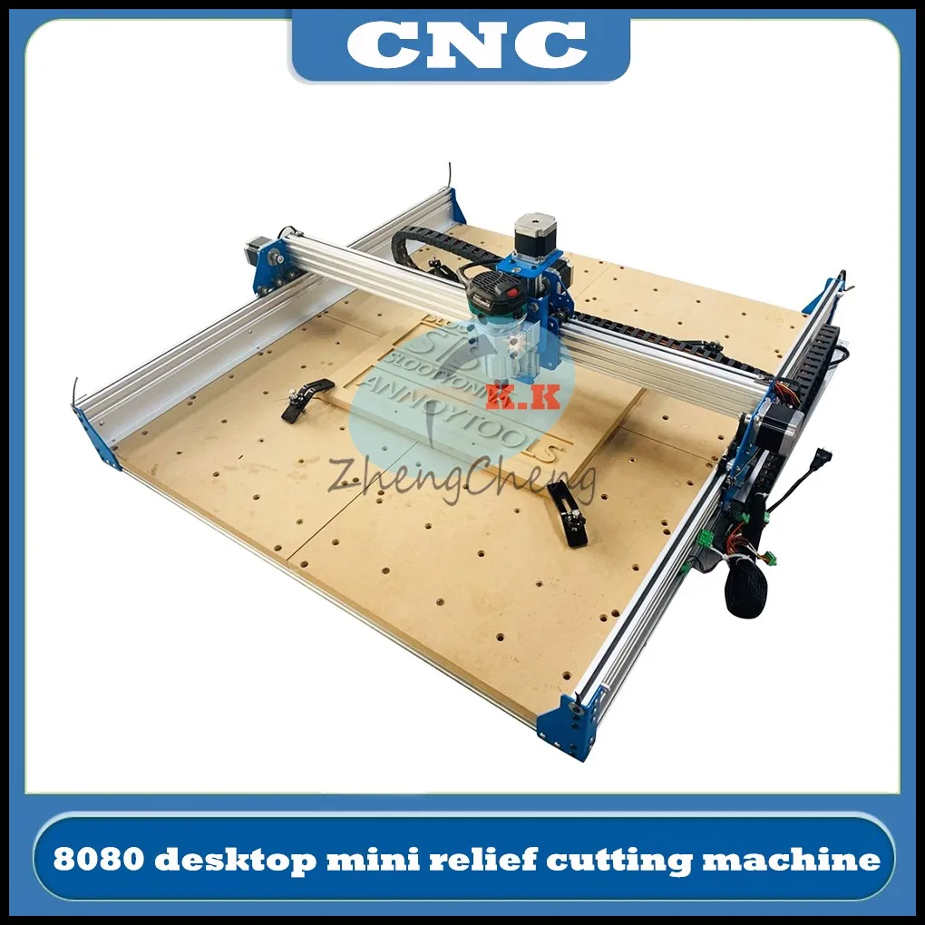 HOT CNC 8080 desktop spindle engraving machine small mini laser cutting punching slotting relief Hot DIY