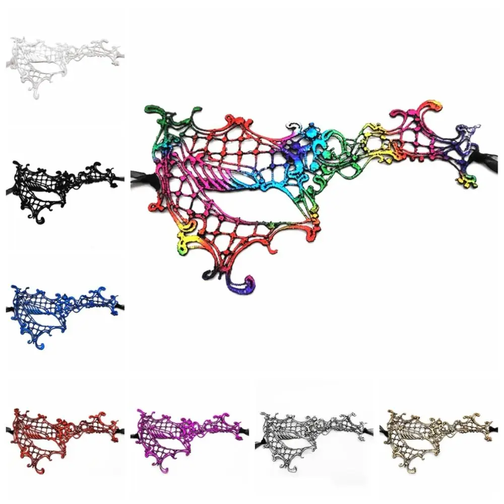 레이스 아이 마스크, 할로윈 아이 마스크, 여성 파티, 가장 무도회, 하프 페이스 데스 드레스 업 액세서리