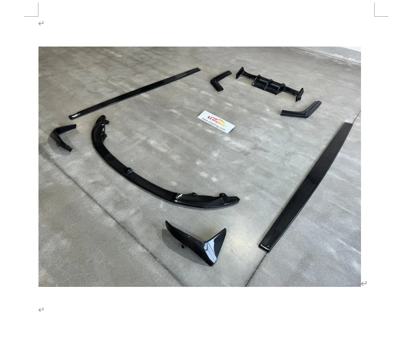 

Aero Kit Body Kits for BMW M3 M4 F80 F82 Carbon Fiber Front Lip Side Extensions Rear Diffuser F80 Front Splitter for BMW