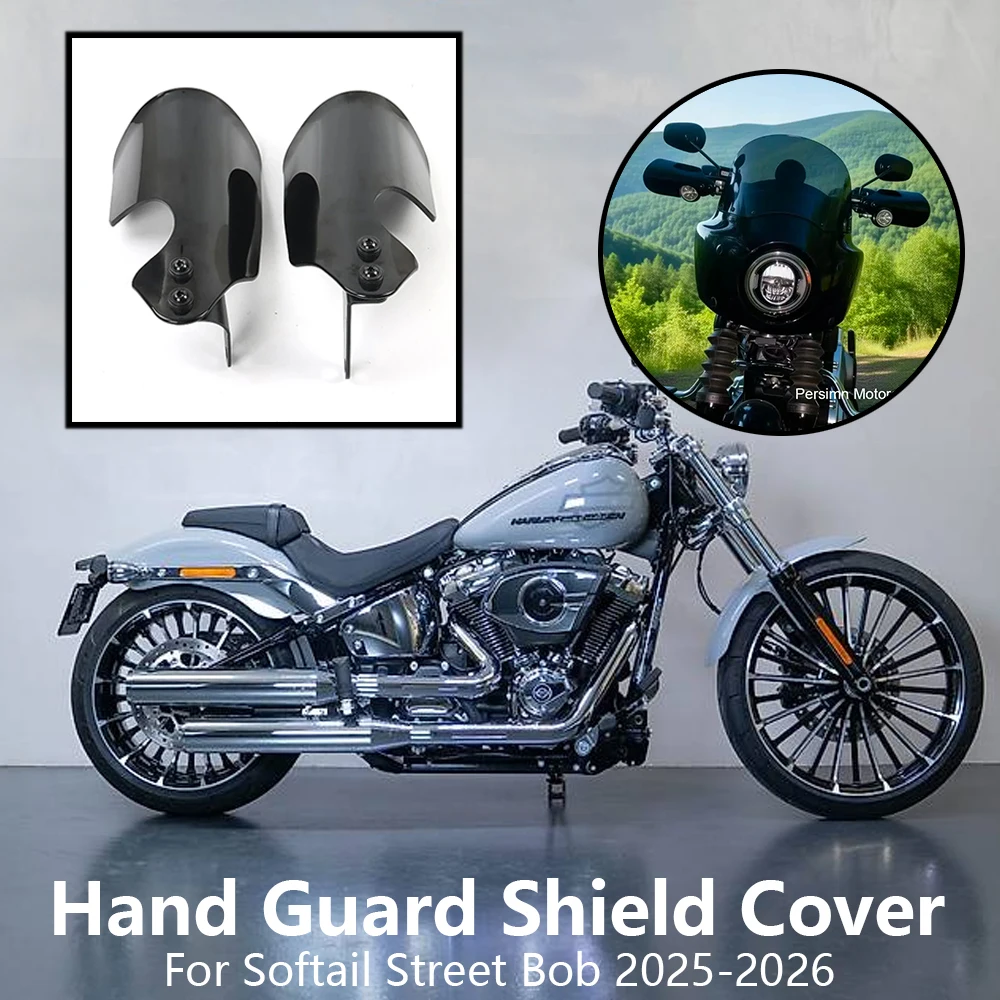 for-harley-softail-street-bob-new-motorcycle-accessories-handguards-protector-handlebar-hand-guard-shield-cover-black-2025-2026