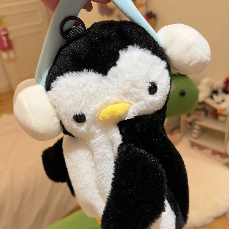 High Beauty Little Penguin Lamb Party Bag Cute Plush Bag Double Shoulder Small Fresh Backpack Doll Cross Shoulder Backpack