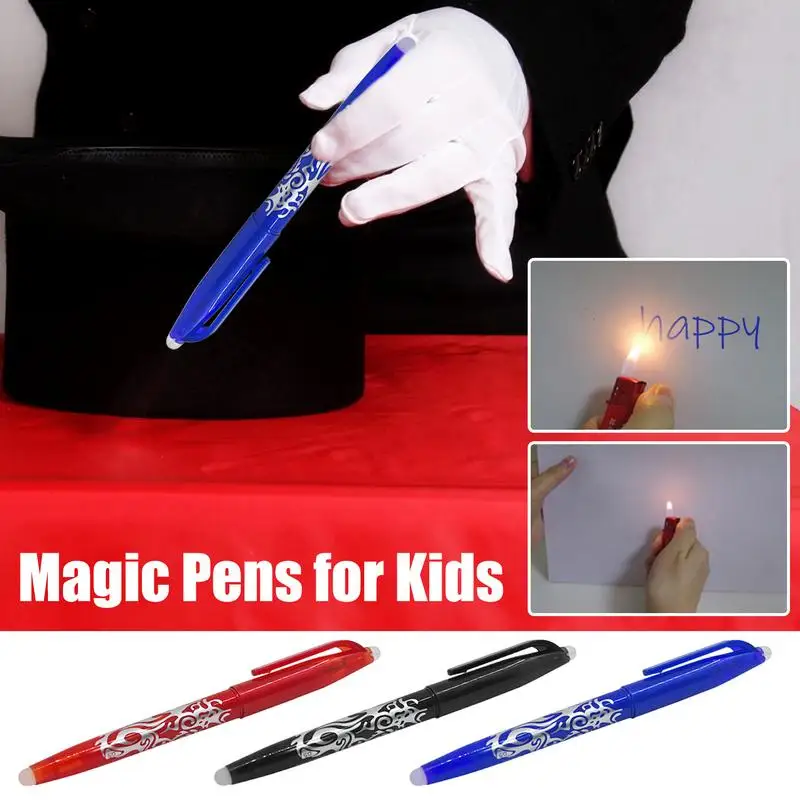 Magic Pens For Kids Funny Temperature Sensitive Pen Stage Show Prop Innovative Magic Fun Magic Tricks Magician Accessories For