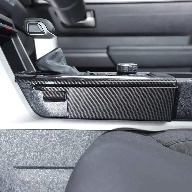 

Suetlcoity For Toyota Tundra Sequoia 2022-2025 Car Central Control Gear Shift Panel with Storage Box Cover Car Accessories