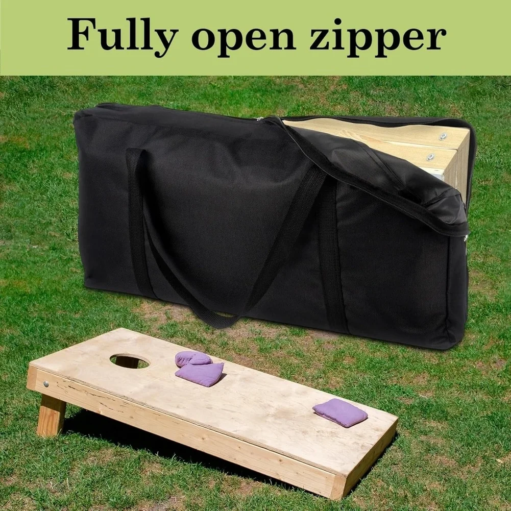 1 Piece Waterproof Oxford Storage Bag With Double Zipper And Shoulder Strap For Outdoor Throwing Board Dustproof Sun Protection