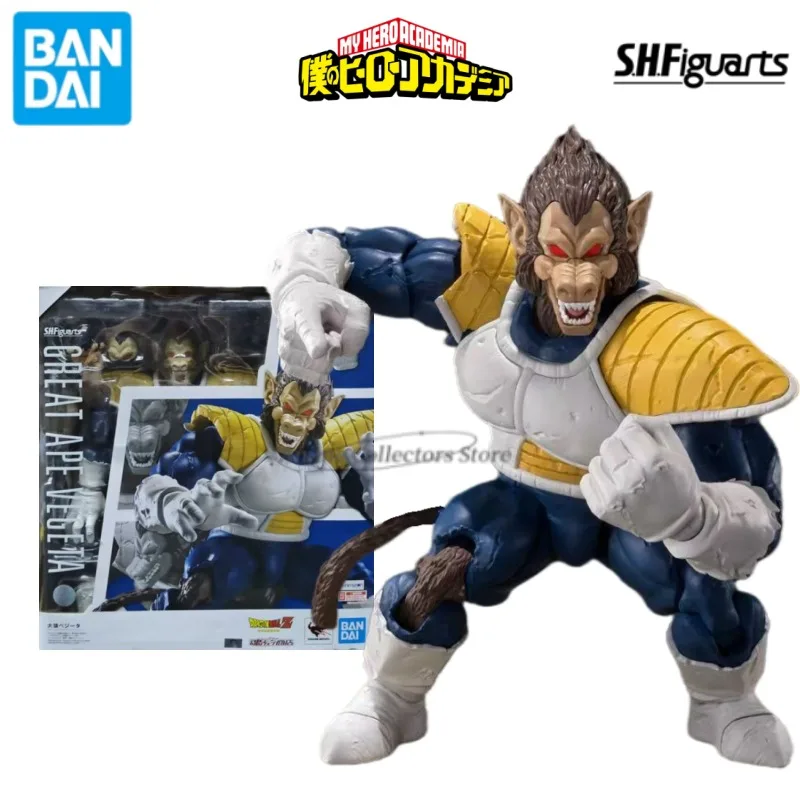 

In Stock Original Bandai S.H.Figuarts Super Saiyan 2 Awakening Vegeta Dragon Ball Anime Action Figures Collection Model Toys