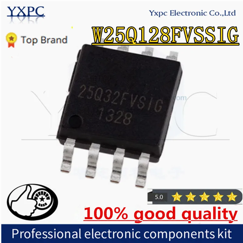 5pcs New W25Q128FVSSIG W25Q128FVSG 25Q128FVSIG 25Q128FVSG 25Q128 sop-8 Chipset