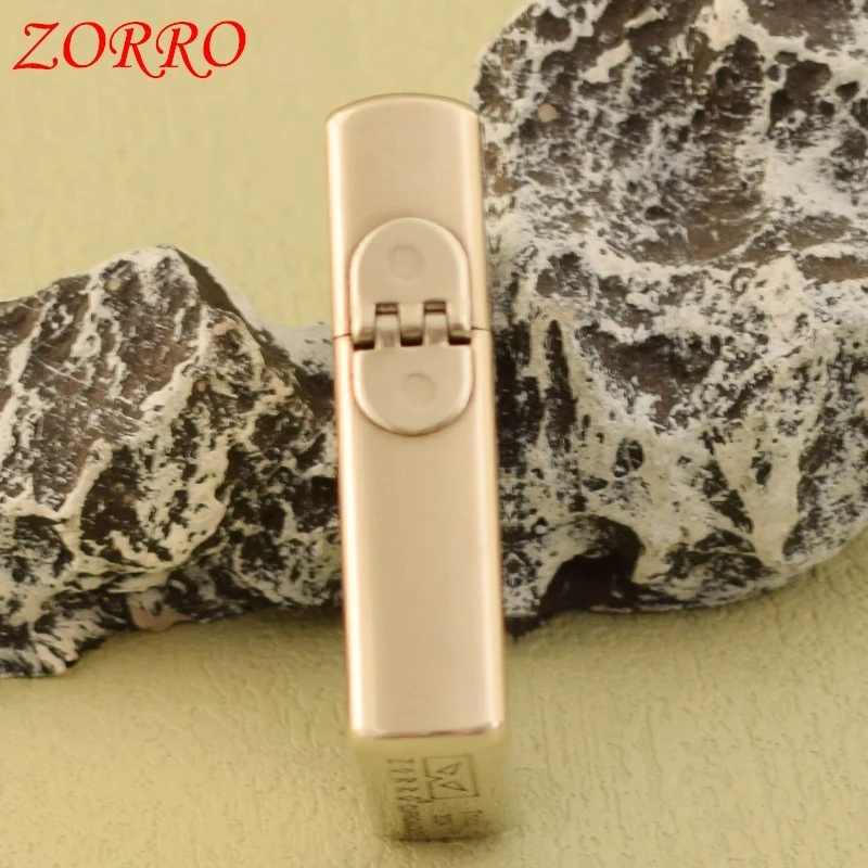 NEW_ZORRO_Original_Second-generation_Cool_Trick_Fancy_Double_Hinge_Fashionable_Classic_Thin_Shell_Windproof_Kerosen_Lighter