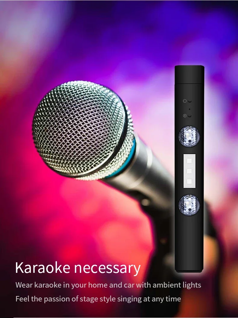 LED-Autodach-Sternenlicht USB-Ladung 5V RGB Rhythmus-Atmosphärenlicht Auto-Innenraum Kabellose Fernbedienung Blinkende Partylichter – Detail 9