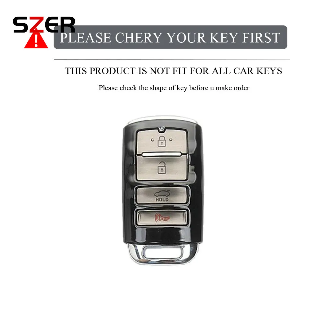 حافظة مفاتيح السيارة عن بعد من البولي يوريثان غطاء شل فوب لكيا كادينزا K7 K-04 سلسلة K9 سورينتو K900 حامي حقيبة سلسلة مفاتيح اكسسوارات السيارات #5