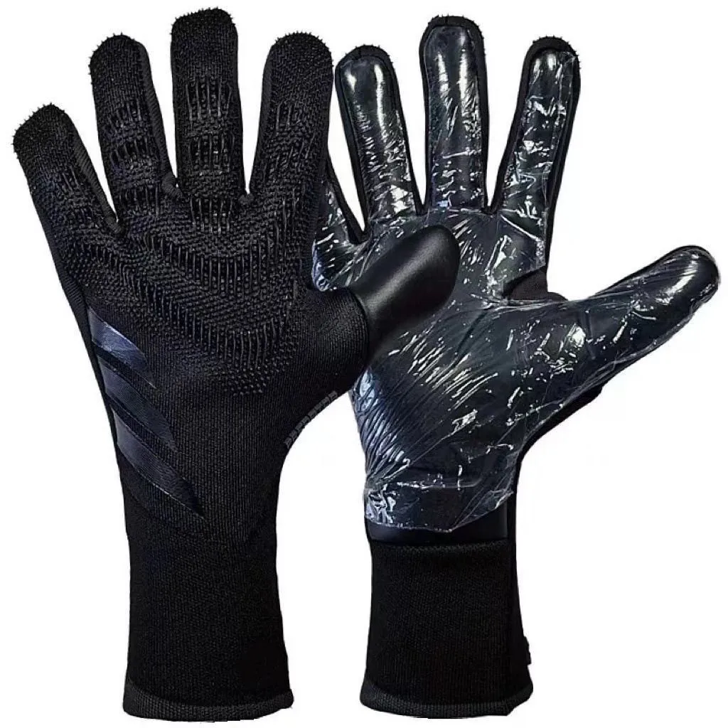 Goalkeeper Gloves Thickened Anti slip Professional Latex Wear resistant Breathable Goalkeeper Unprotected Training Competition