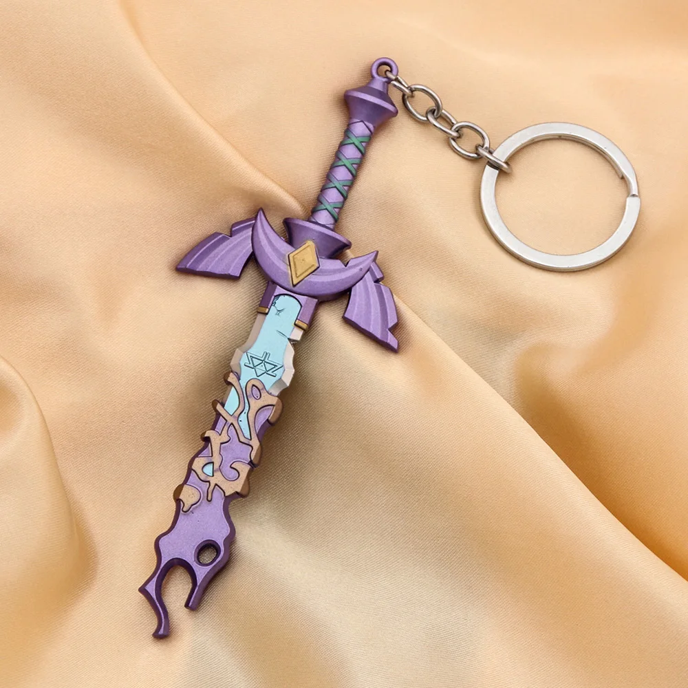 Zeldas Tears of The Kingdom Link Hero Master Sword Keychains The Legend of Zeldas Series Metal Cosplay Props Keyring Fans Gift