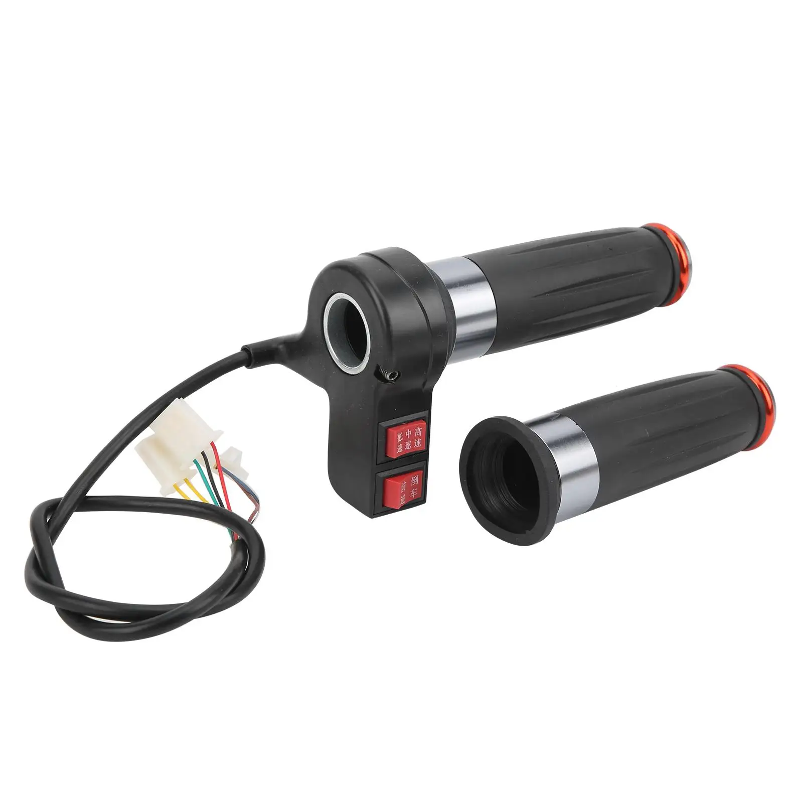 

Universal Electric Scooter Throttle Grip with 3 Settings & Reverse Button - Electric Bike Accelerator