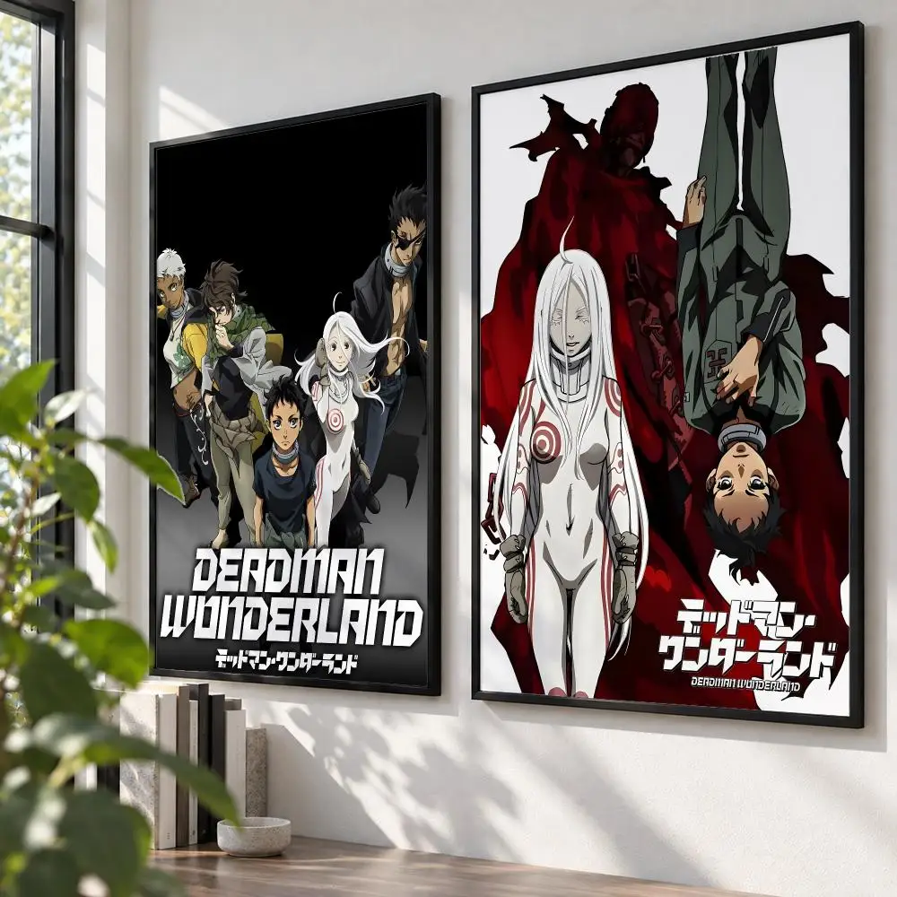 anime Deadman Wonderland Poster HD Poster Self Adhesive Waterproof Wall Art Print Bedroom Living Room Modern Decor Gift