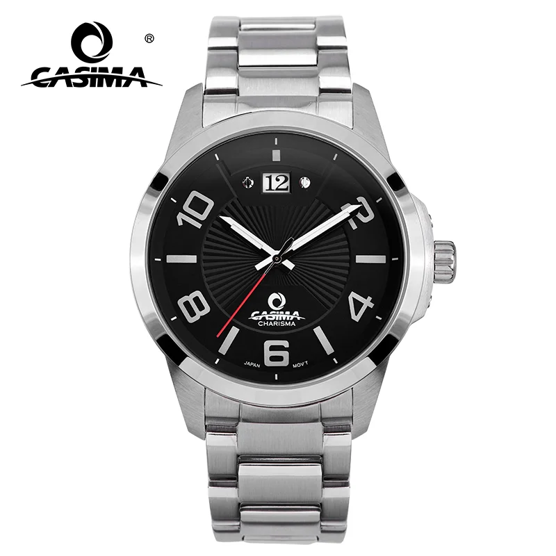 CASIMA Часы для пар Кварцевые наручные часы простой модный хронограф водонепроницаемый светящийся, модель CR-5109 (мужской)/CR-5104 (женский)-983