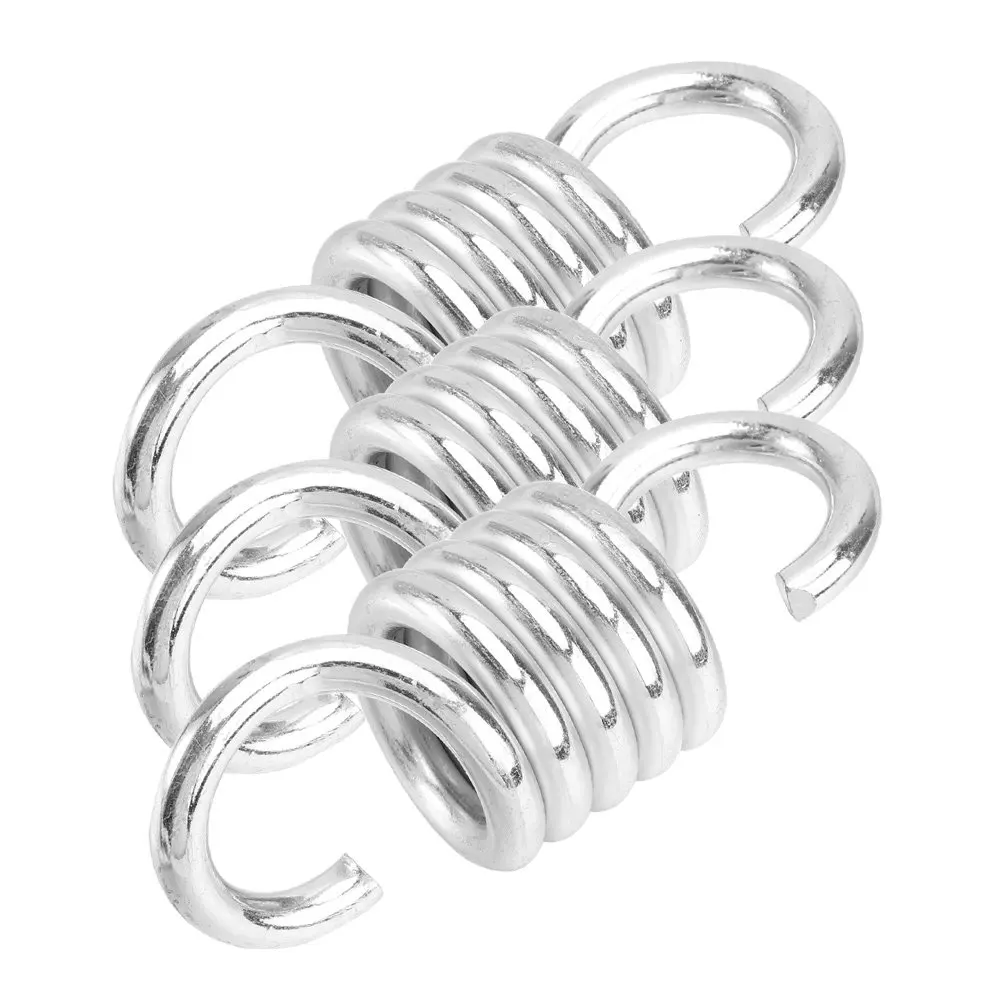 3Pcs Hammock Swing Spring High Strength Heavy Duty Replacement Porch Swing Chair Hanging Kit Secure Stable Springs