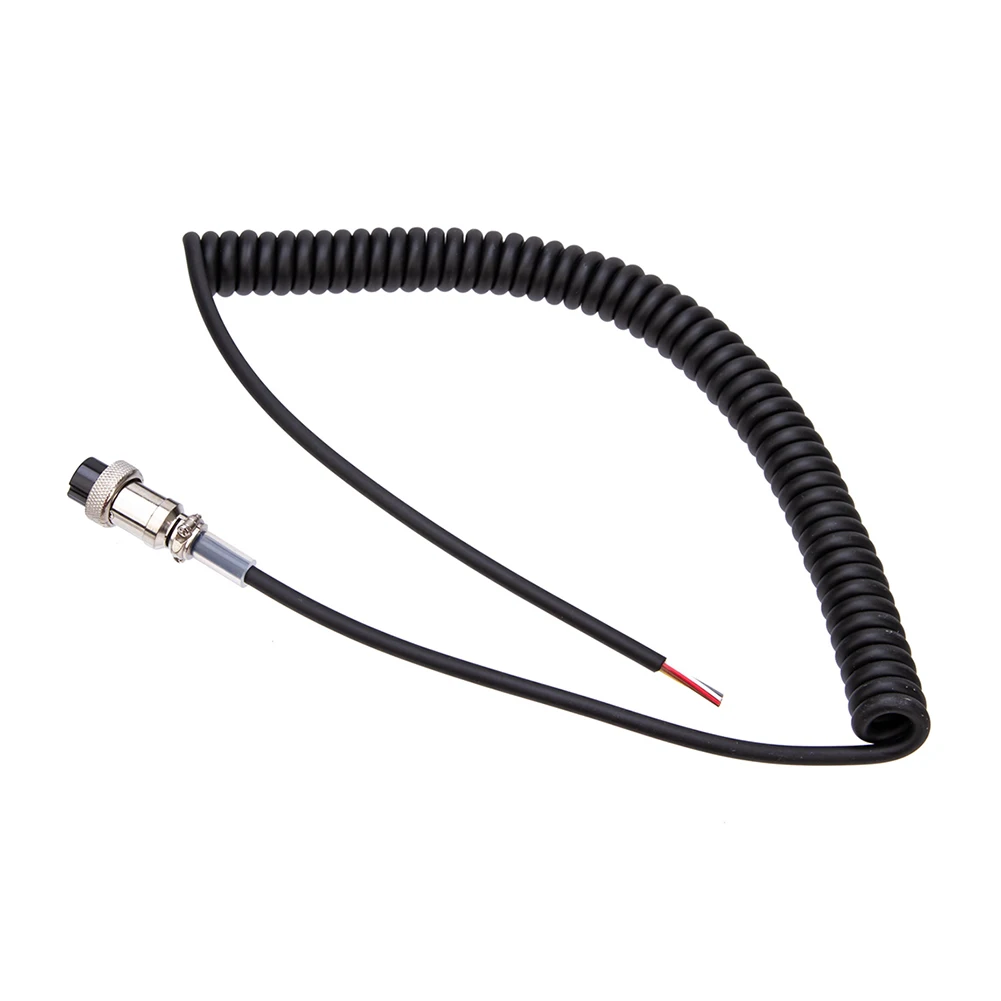 8-контактный микрофонный шнур VHF/UHF, круглая вилка, ручной динамик, микрофонный провод, запасные части для рации для Alinco EMS-57 EMS-53